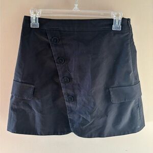 Urban Revivo Elegant Black Mini Skirt